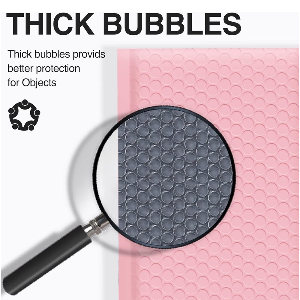 LAST SET💓10 pack Bubble Envelope 6 x 9 inch Light pink - Picture 4 of 5